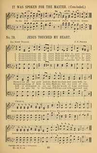 Songs of Sovereign Grace 165. Jesus touch'd my sinful heart