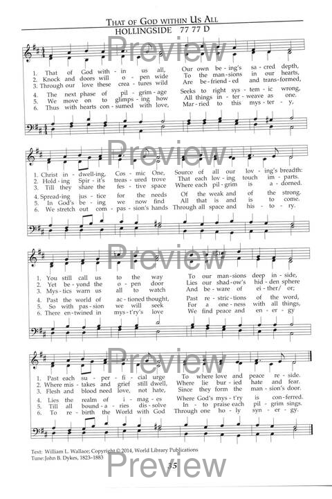 Singing the Sacred: psalms, hymns, and spiritual songs (Vol. 2) page 35