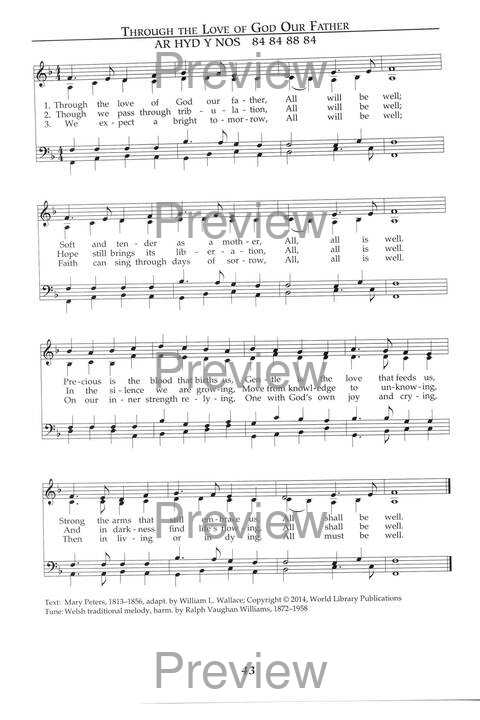Singing the Sacred: psalms, hymns, and spiritual songs (Vol. 2) page 43